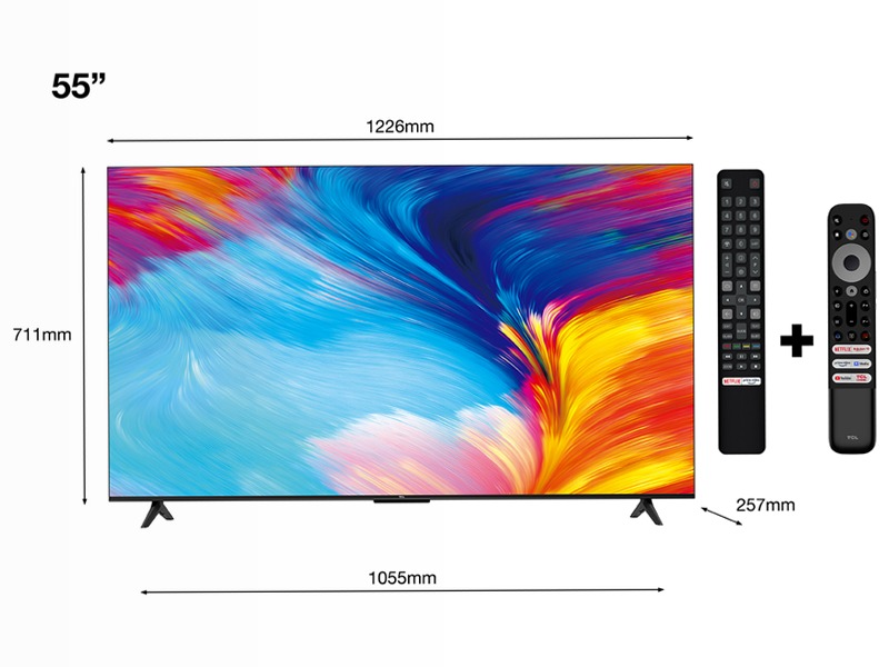 TCL Serie P63 - TV 4K HDR - Google TV - Dolby Audio - TCL Italy