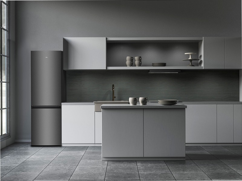 Total No Frost Frigorifero combinato - RF318BSF0 - TCL Italy Argento 318lt
