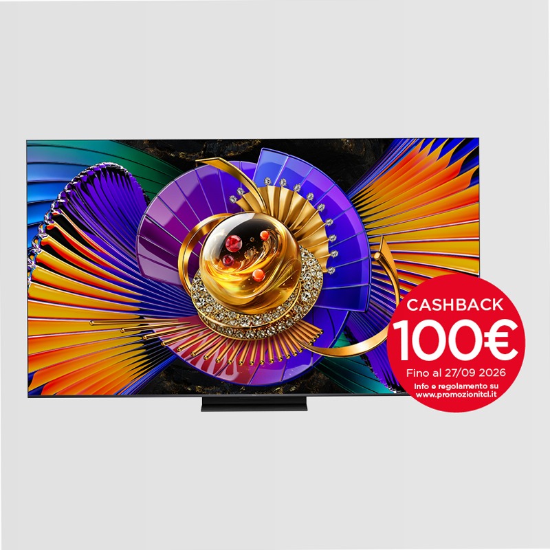 TV TCL C7L SQD‑Mini LED – da 55" a 98" | Premium accessibile | TCL Italia