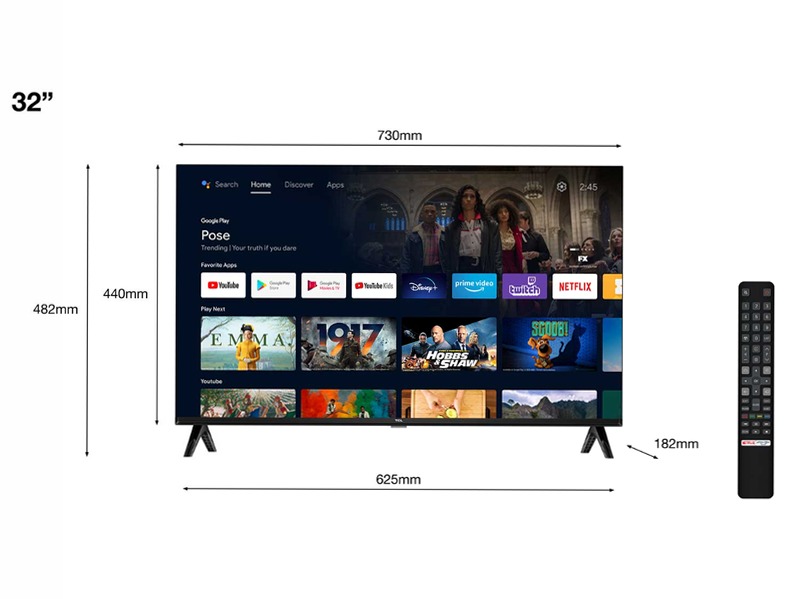 TCL 32 Pollici S5400A-Android TV-Full HD HDR | TCL Italia