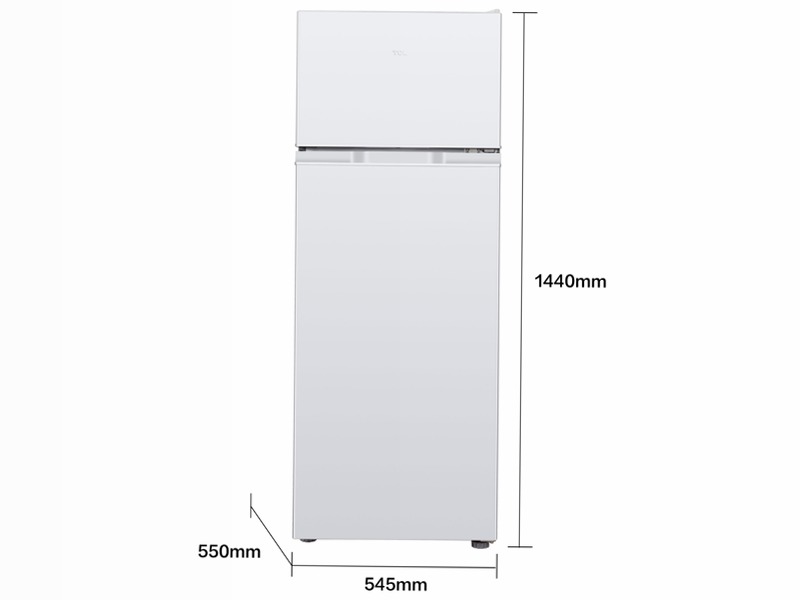 Frigorifero a Due Porte TCL 207L RF207TWE0-Bianco | TCL Italia Bianco 207lt