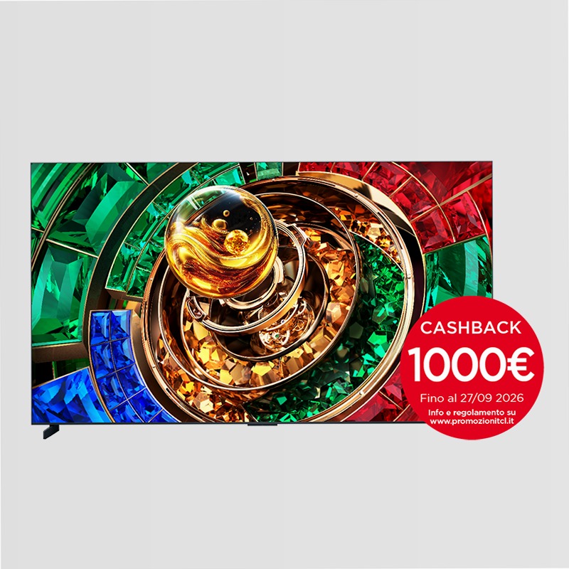 TCL RM9L RGB-Mini LED TV - straordinario 4K da 98 pollici con 144Hz | TCL Italia 98"