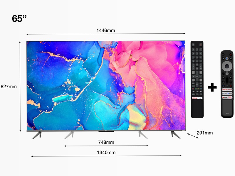 TCL Serie C63 - TV QLED 4K HDR - Onkyo - Google TV - TCL Italy