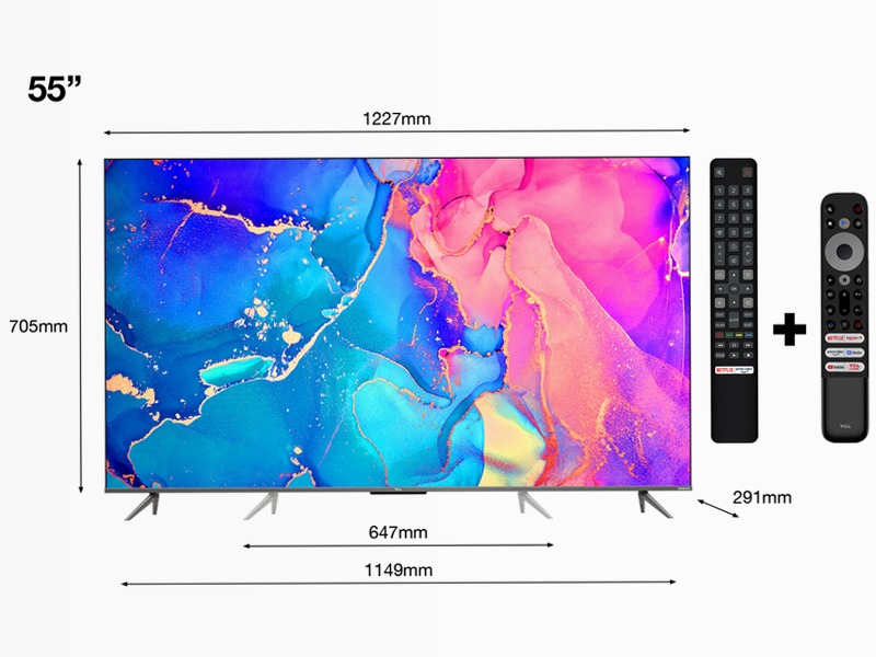 TCL Serie C63 - TV QLED 4K HDR - Onkyo - Google TV - TCL Italy