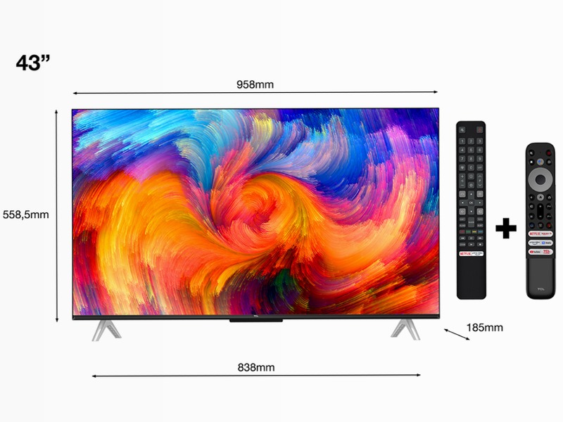 TCL Serie P638 - TV 4K HDR - Google TV - Dolby Atmos e Vision - TCL Italy