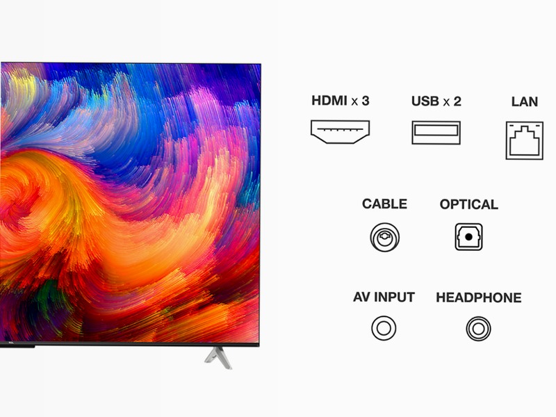 TCL Serie P638 - TV 4K HDR - Google TV - Dolby Atmos e Vision - TCL Italy