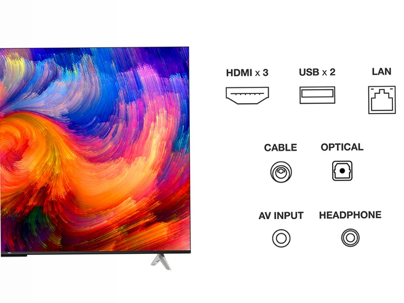 TCL Serie P638 - TV 4K HDR - Google TV - Dolby Atmos e Vision - TCL Italy