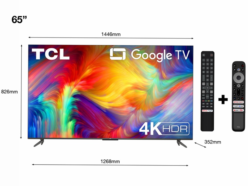 TCL Serie P73 - TV Nanotecnologia WCG 4K - Google TV - TCL Italy