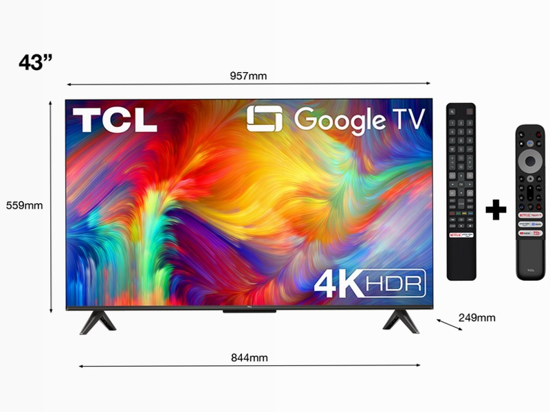 TCL Serie P73 - TV Nanotecnologia WCG 4K - Google TV - TCL Italy