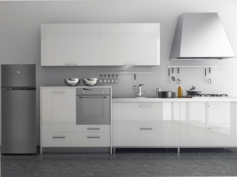 Frigorifero a Due Porte TCL 207L RF207TSE0-Dark silver | TCL Italia Argento 207lt