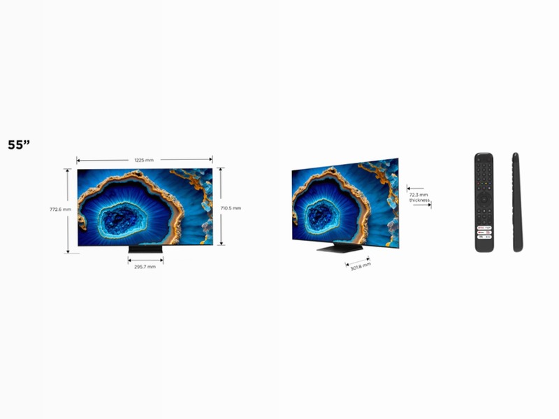 QD-Mini LED 4K TV 55 inch - C809 - TCL Italy 55" Mini-LED