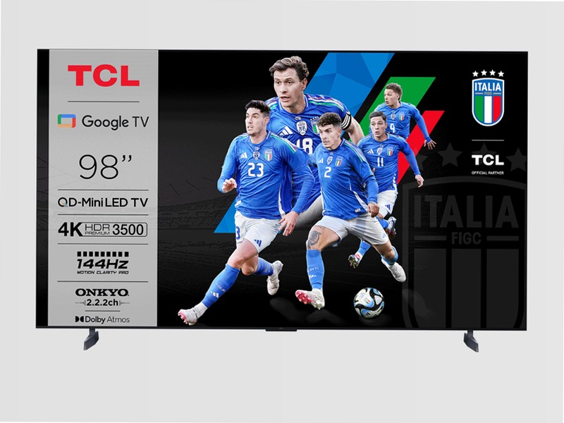 QD-Mini LED 4K TV 98/85/75/65 inches - C855 - TCL Italy 98"
