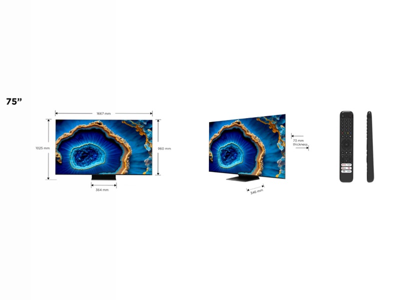 QD-Mini LED 4K TV 75 inch - C805 - TCL Italy
