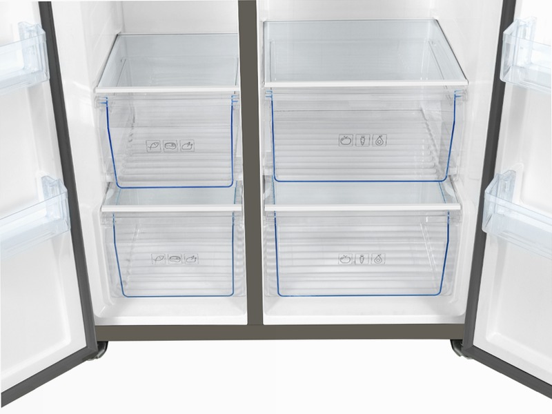 Frigorifero Side by side TCL RP631SSE0-Due Porte | TCL Italia Argento 631lt