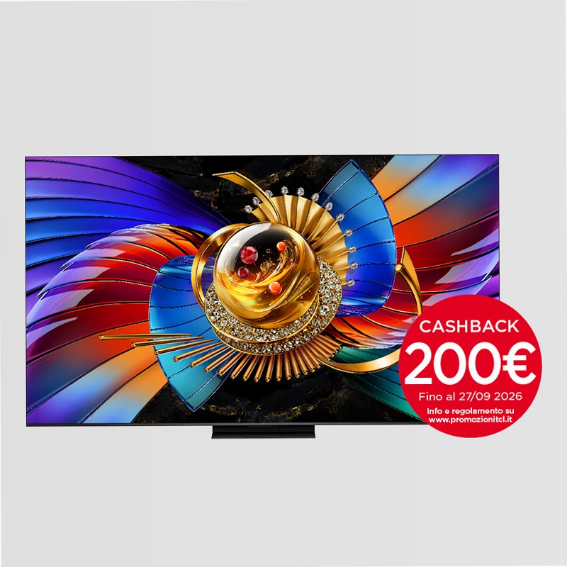 TV TCL SQD-Mini LED Q7D Pro da 55" a 98" | TCL Italia Mini-LED