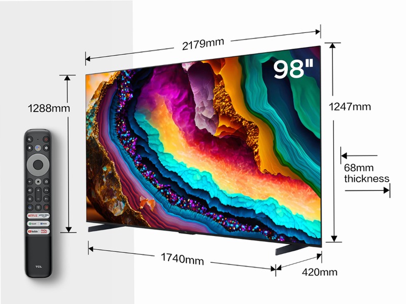 TCL 98P745 98" 4K UHD TV - TCL Italy