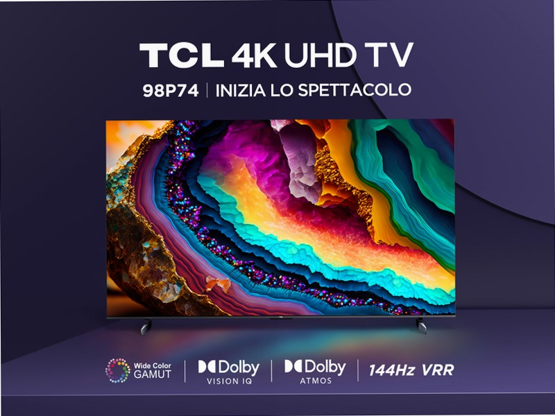 TCL 98P745 98" 4K UHD TV - TCL Italy