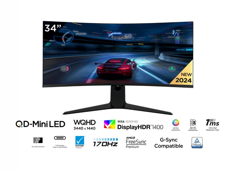 TCL 34R83Q HDR Professional Monitor - TCL Italy