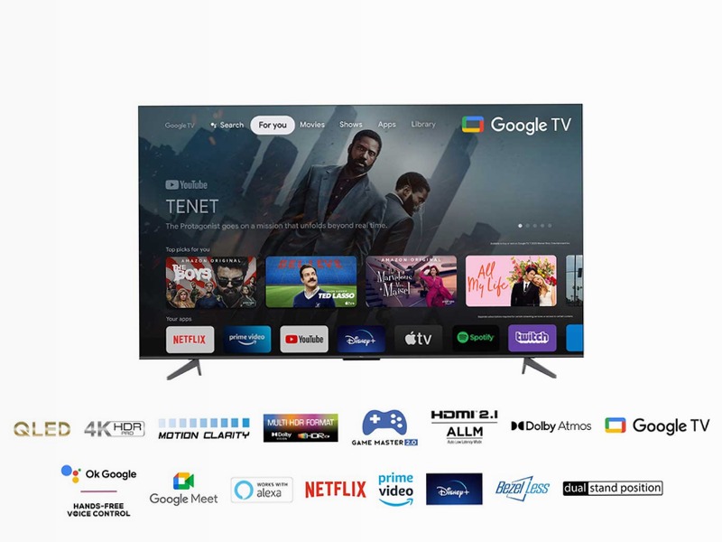 TCL C645 QLED 4K Smart TV-Televisore Gaming 120Hz | TCL Italy