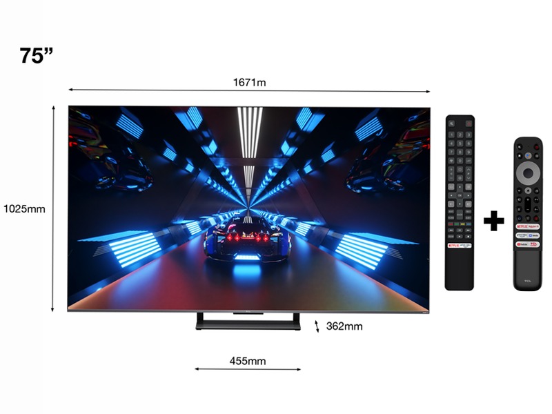 TCL Serie C73 - TV QLED 4K HDR