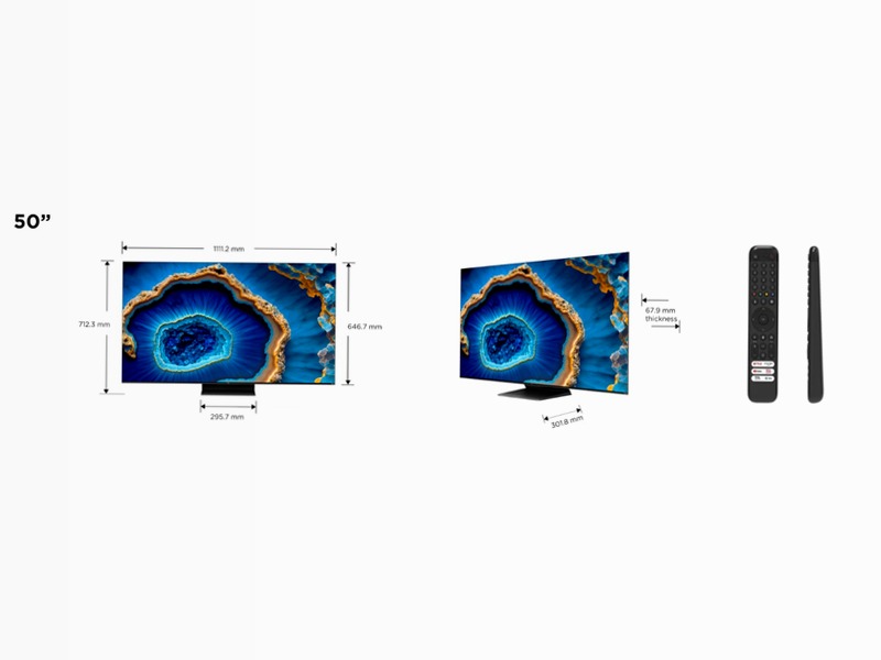 QD-Mini LED 4K TV 50 inch - C805 - TCL Italy