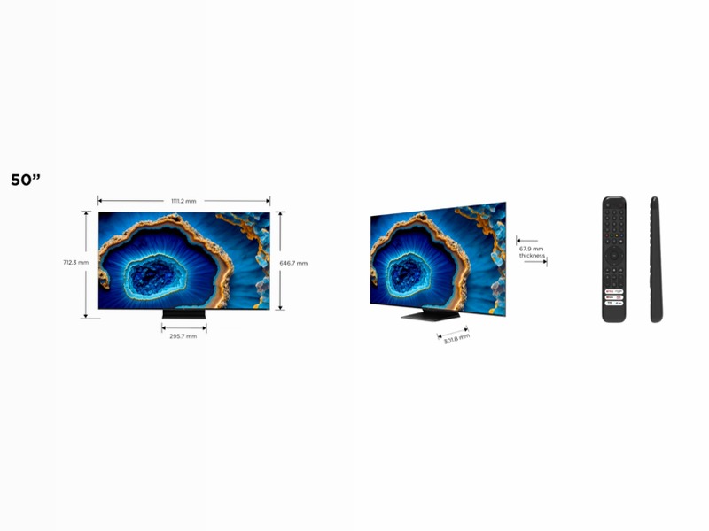 QD-Mini LED 4K TV 50 inch - C809 - TCL Italy 50" Mini-LED