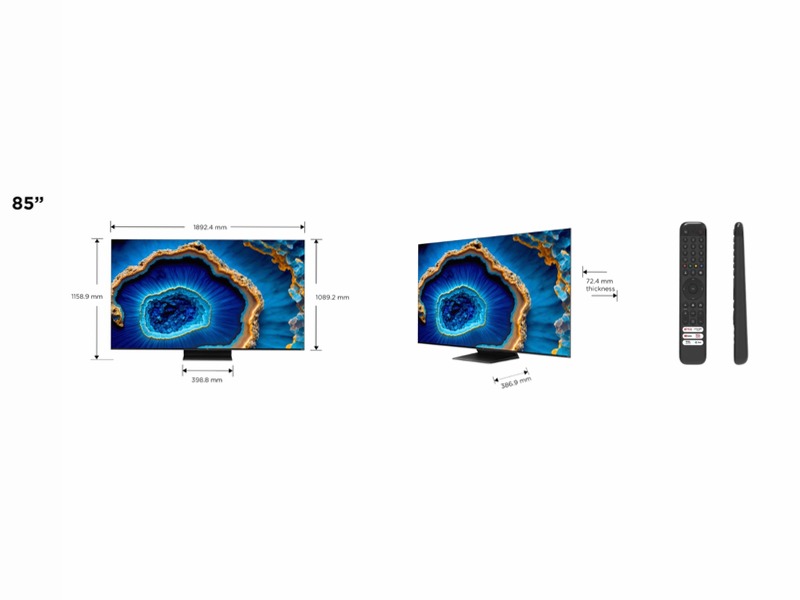 QD-Mini LED 4K 85 inch TV - QM8B - TCL Italy 85" Mini-LED