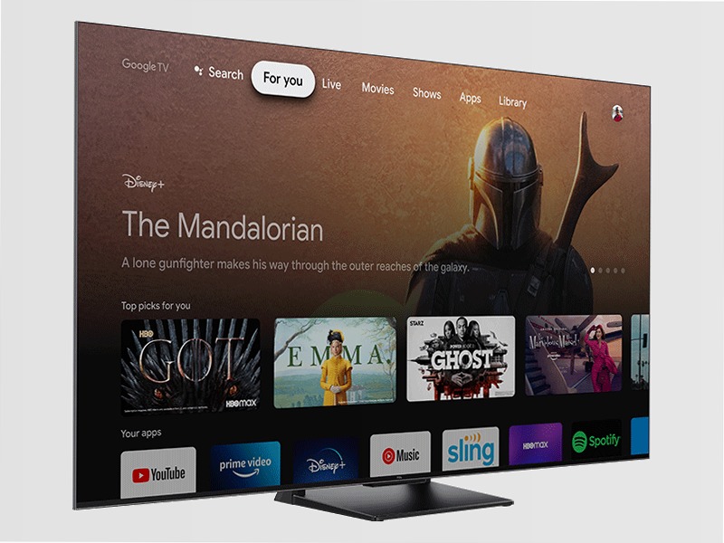 4K QLED TV 55/65/75 inch - Google TV - C745 - TCL Italy
