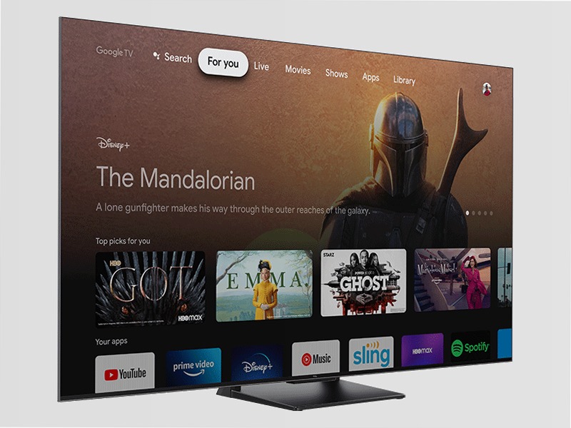 4K QLED TV 55/65/75 inch - Google TV - C745 - TCL Italy
