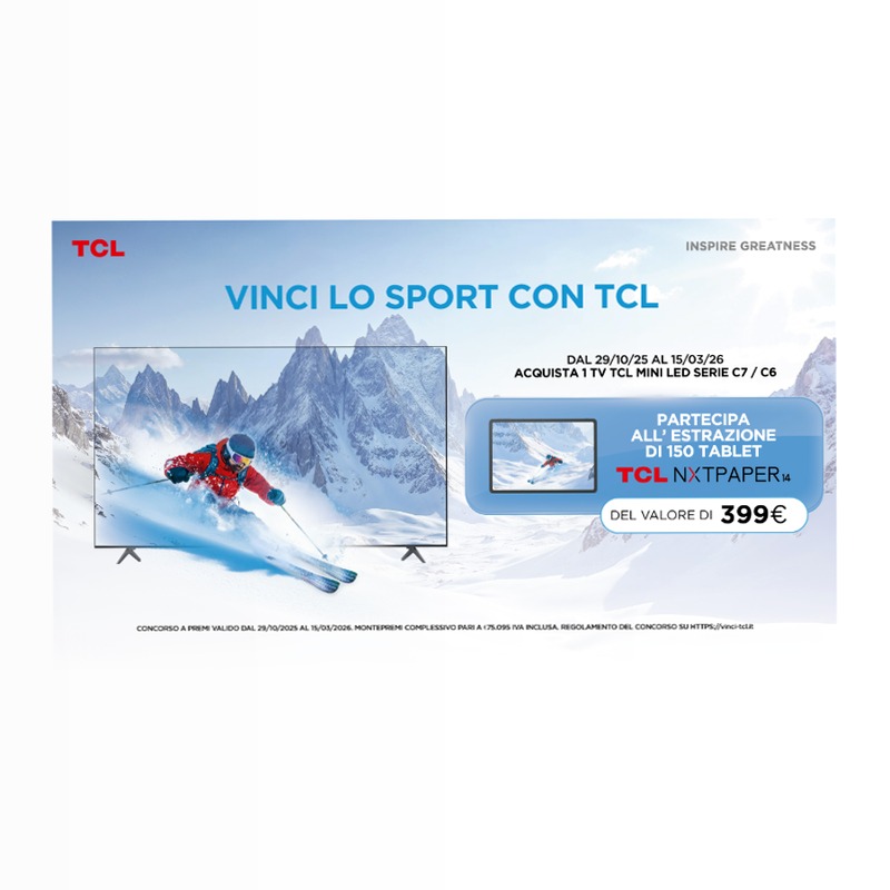 TCL TV C7K Premium QD-MiniLED TV, 50 to 115 inch | TCL Italia 50" QLED