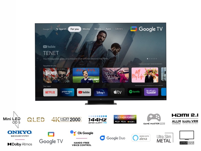 TCL Serie C93 - TV Mini LED 4K HDR Mini-LED