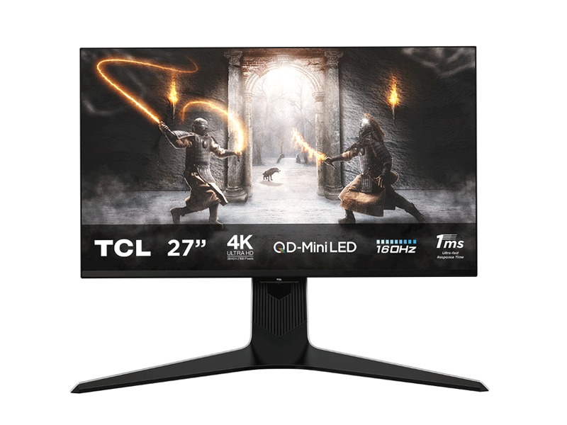 TCL Monitor 27R83U - 4K QLED con HDR 1600 27" Nero