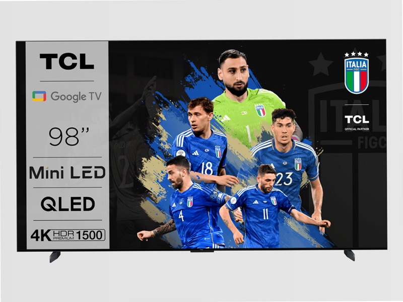 QD-Mini LED 4K TV 98 inch - C809 - TCL Italy 98" Mini-LED