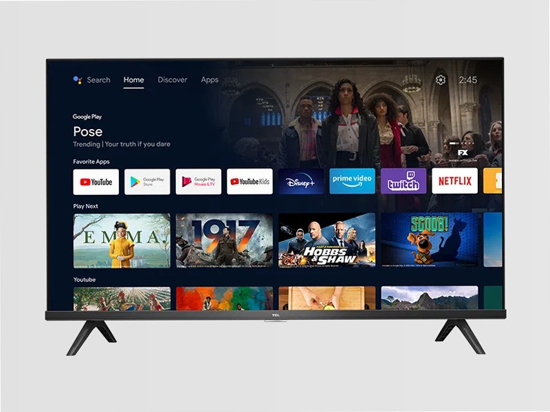 S6200 - Smart TV 40" FHD HDR TCL Full HD