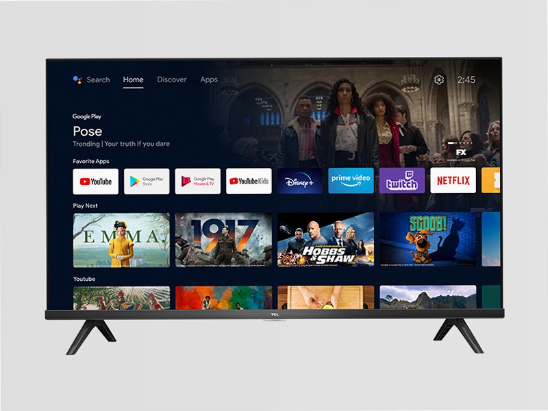 S6200 - Serie S62 Smart TV 40" FHD con HDR e Android TV| TCL Italy Full HD