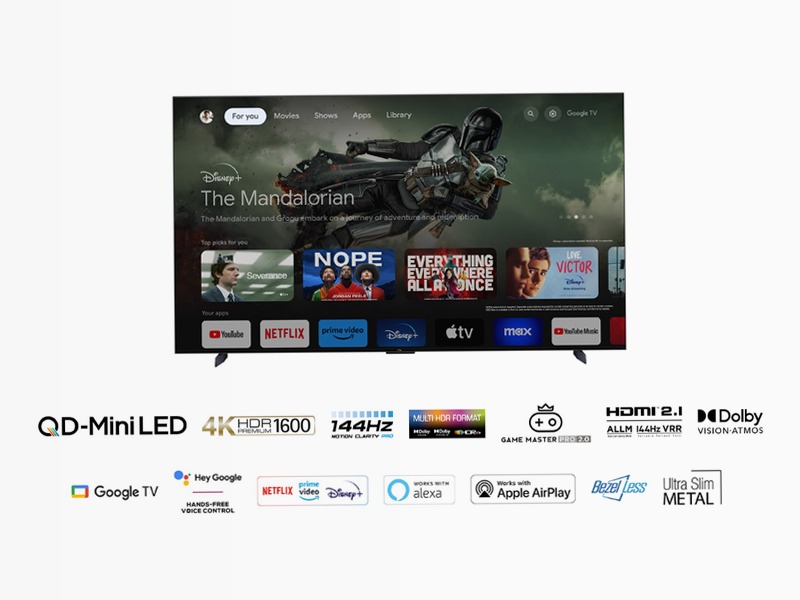QD-Mini LED 4K TV 98 inch - C805 - TCL Italy