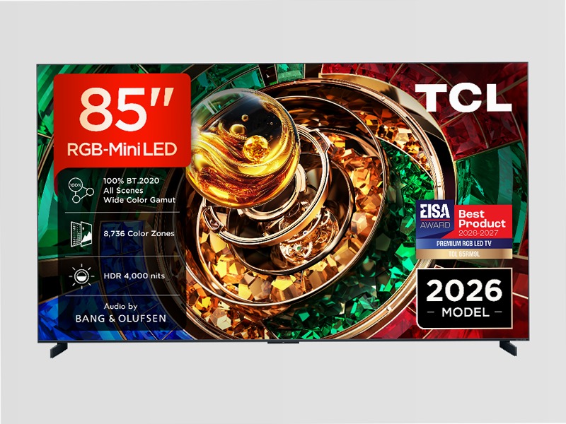TCL RM9L RGB-Mini LED TV - straordinario 4K da 85 pollici con 144Hz | TCL Italia 85"