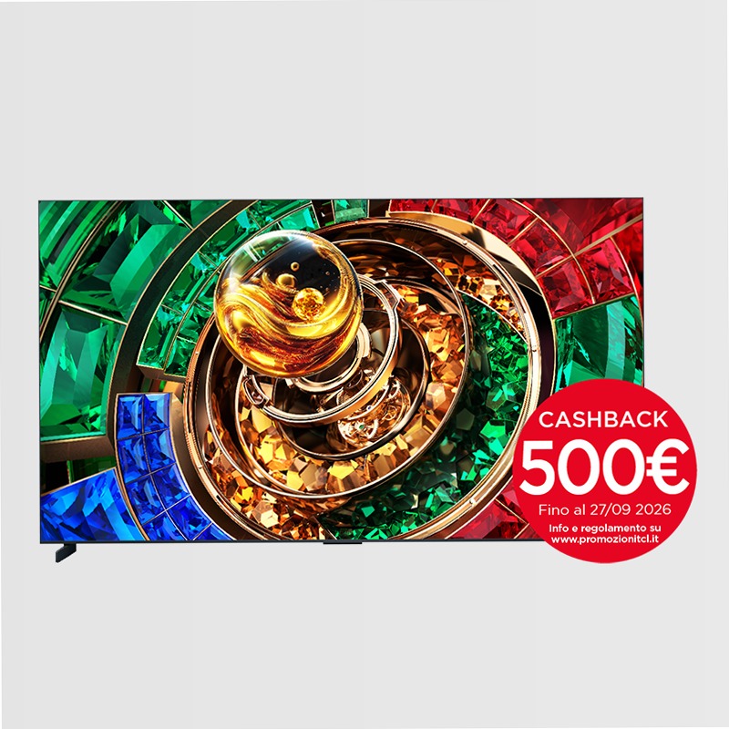 TCL RM9L RGB-Mini LED TV - straordinario 4K da 85 pollici con 144Hz | TCL Italia 85"