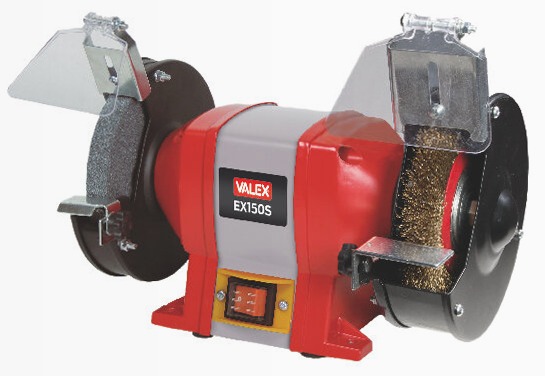 SMERIGLIATRICE DA BANCO E PULITRICE CON SPAZZOLA EX150S