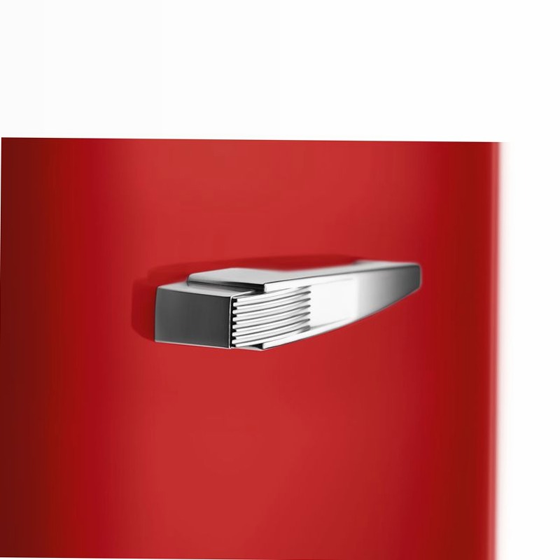 Frigorifero Rosso Monoporta 50's Style Cromo C Libera