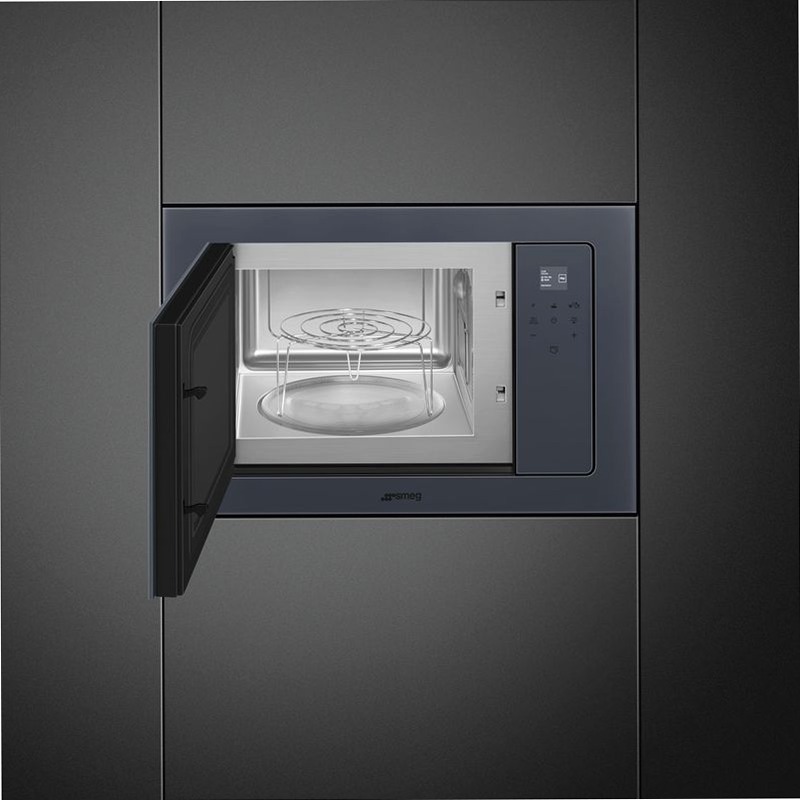 Microonde Da Incasso Estetica Linea Grigio