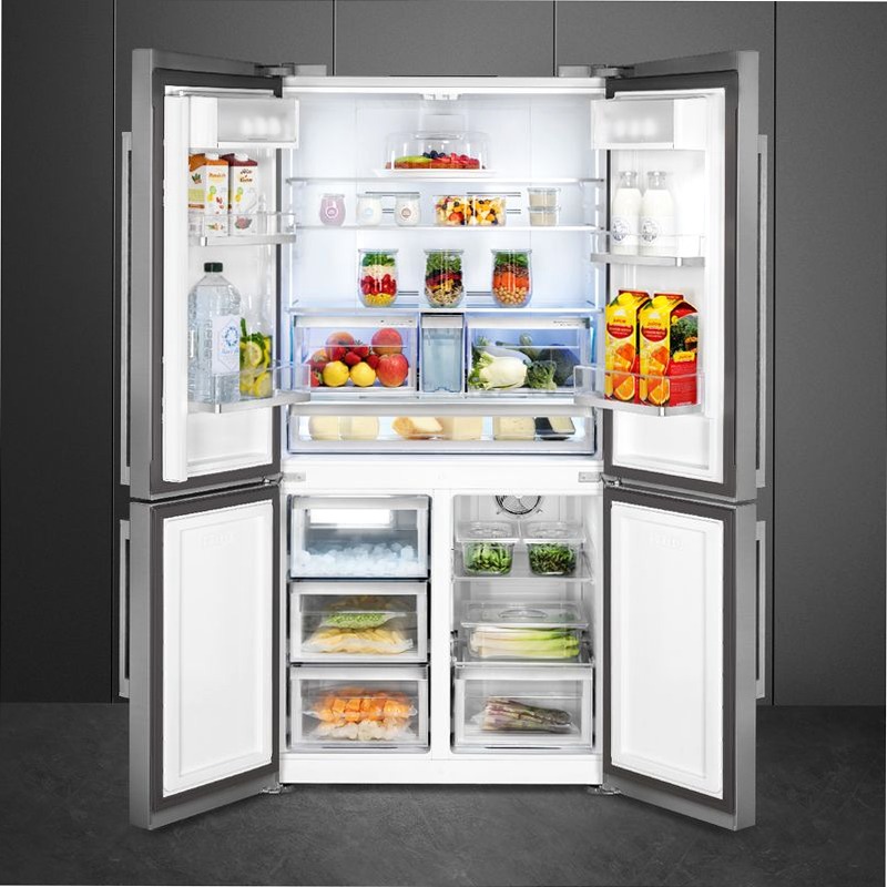 Frigorifero Libera Installazione 4 Porte Estetica Universale Acciaio E