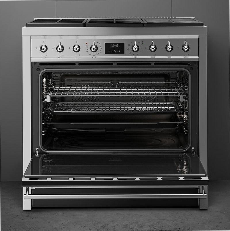 Cucina Smeg Acciaio Inox 90x60 cm