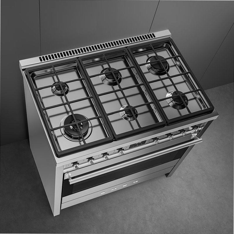 Cucina Smeg Acciaio Inox 90x60 cm