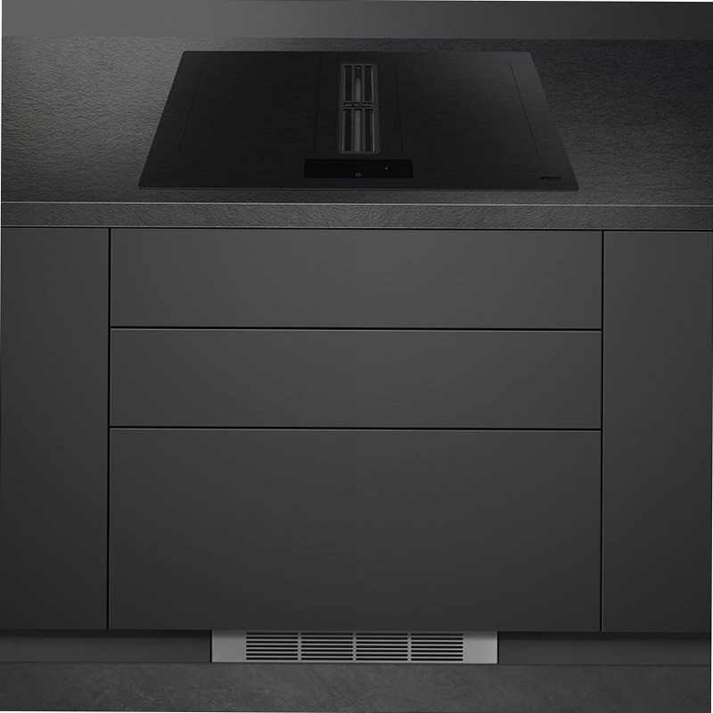 Piano a induzione con cappa integrata 83 cm C