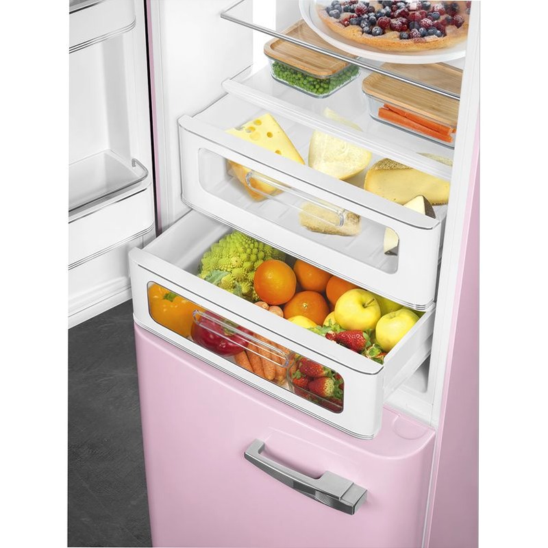 Frigorifero Rosa Combinato 50's Style D Libera