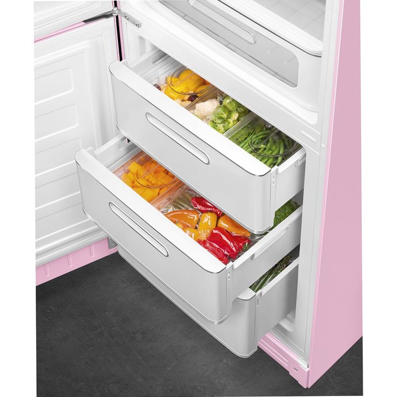 Frigorifero Rosa Combinato 50's Style D Libera
