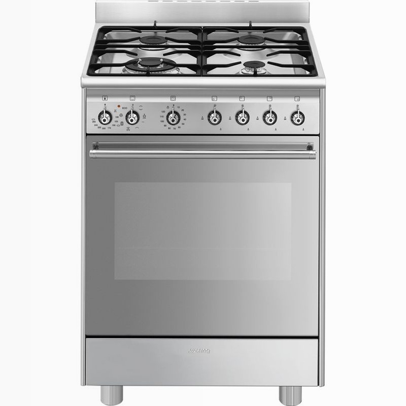 Cucina Smeg Acciaio Inox - Cottura a Gas 60x60 cm