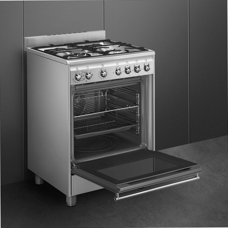 Cucina Smeg Acciaio Inox - Cottura a Gas 60x60 cm