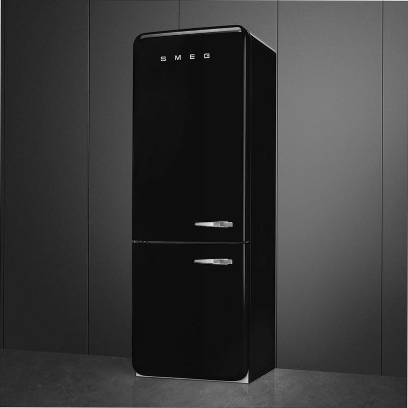 Frigorifero Nero Combinato 50's Style D Libera